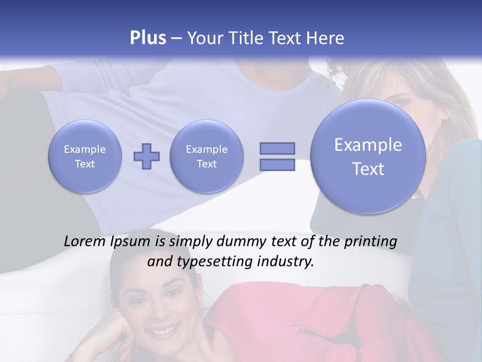 Multiracial Roommates Mixed PowerPoint Template