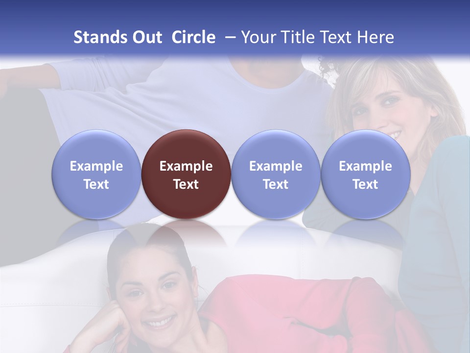 Multiracial Roommates Mixed PowerPoint Template