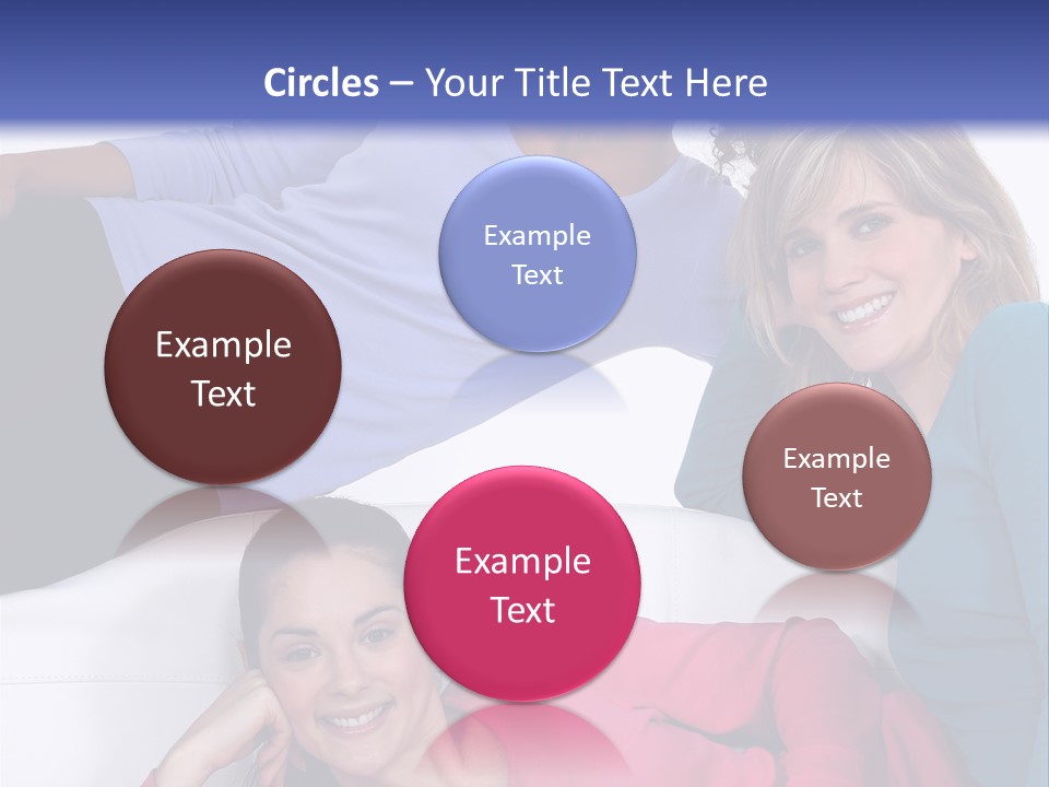 Multiracial Roommates Mixed PowerPoint Template