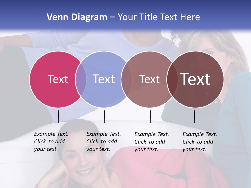 Multiracial Roommates Mixed PowerPoint Template