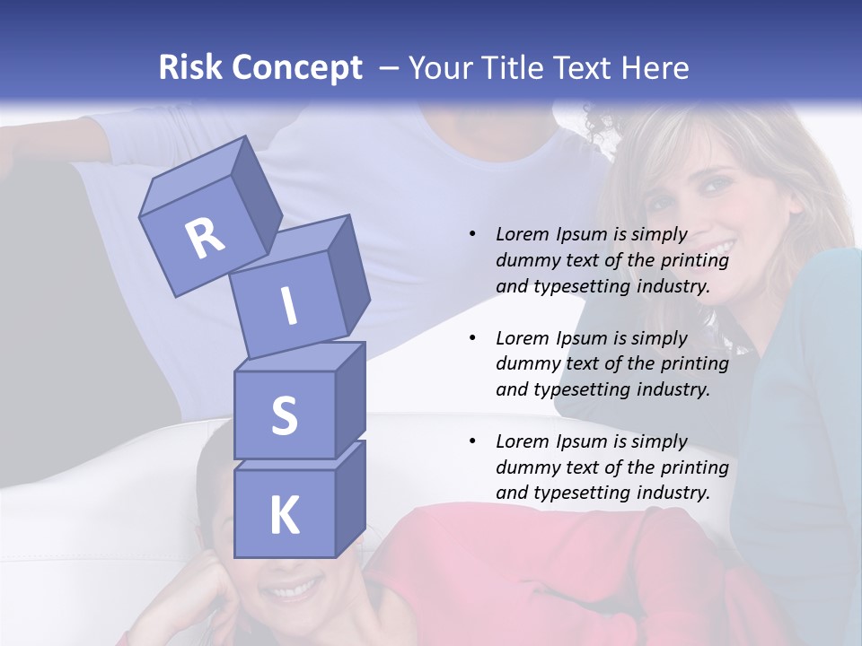 Multiracial Roommates Mixed PowerPoint Template