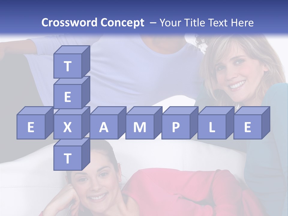 Multiracial Roommates Mixed PowerPoint Template