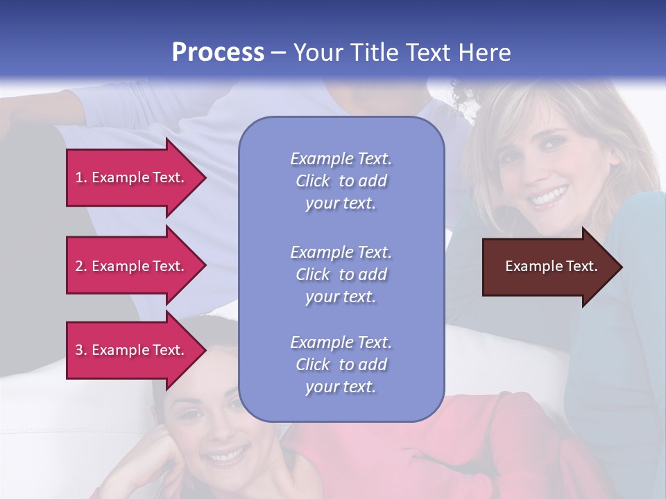 Multiracial Roommates Mixed PowerPoint Template