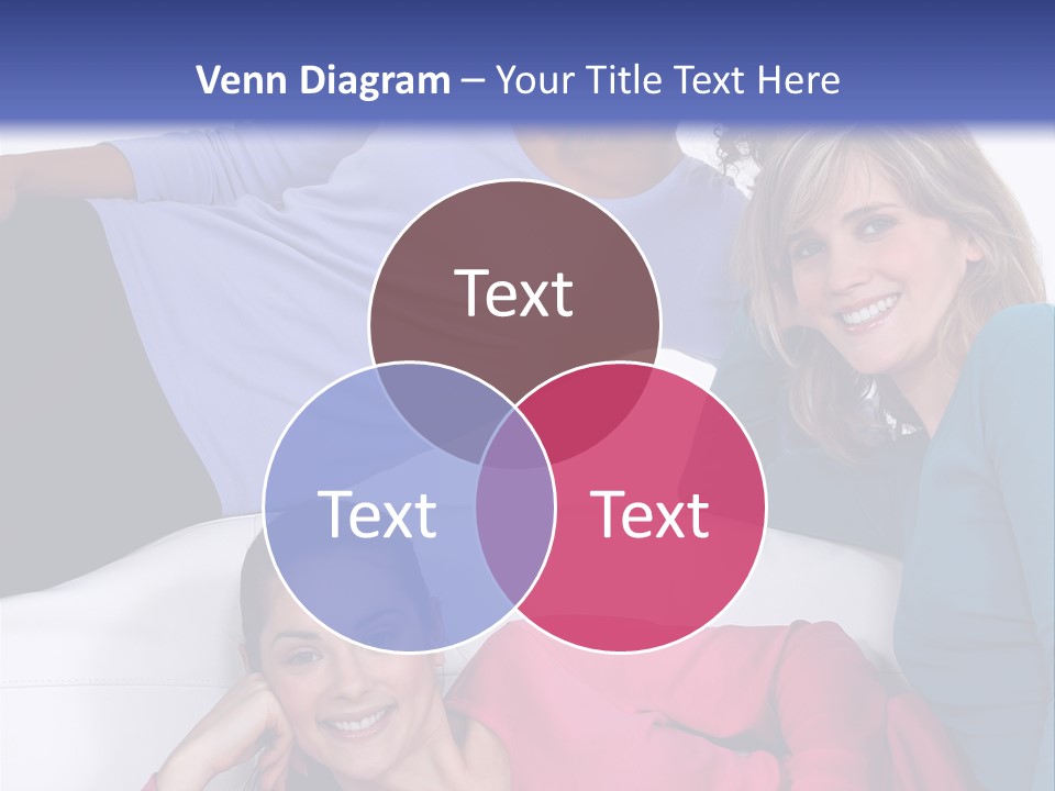 Multiracial Roommates Mixed PowerPoint Template