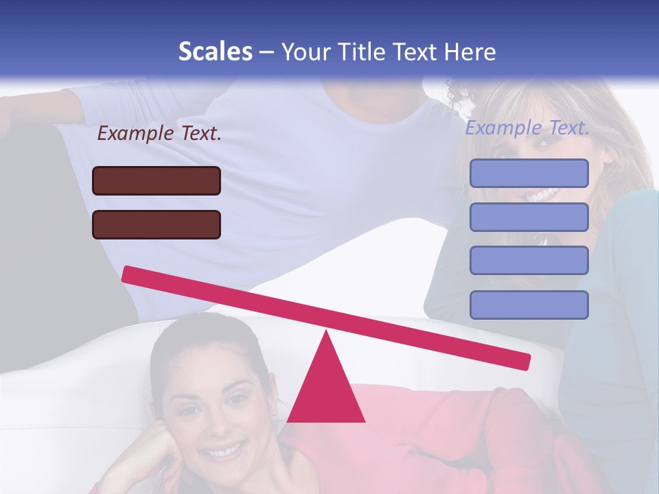 Multiracial Roommates Mixed PowerPoint Template
