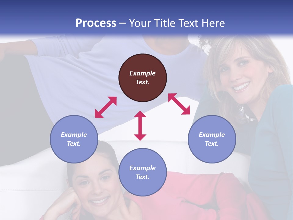 Multiracial Roommates Mixed PowerPoint Template