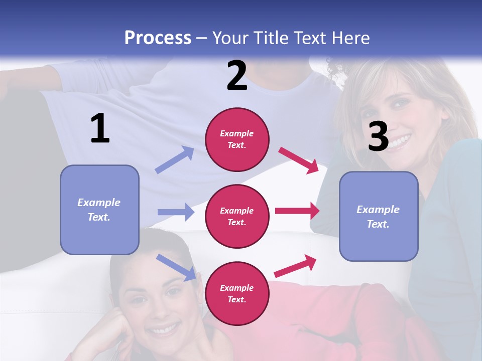 Multiracial Roommates Mixed PowerPoint Template