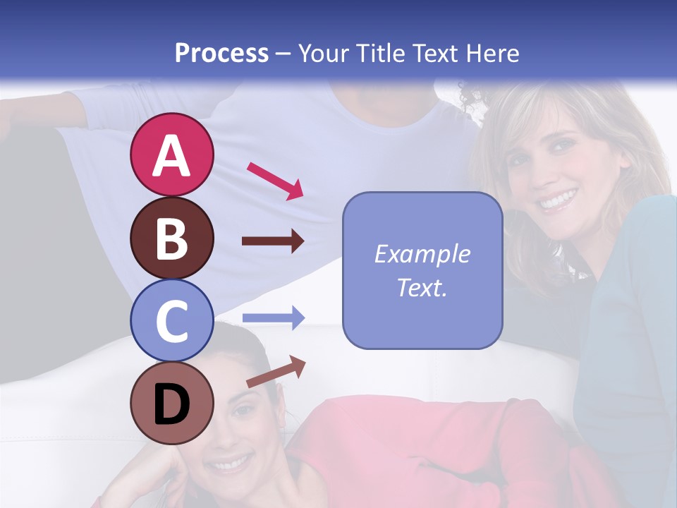 Multiracial Roommates Mixed PowerPoint Template