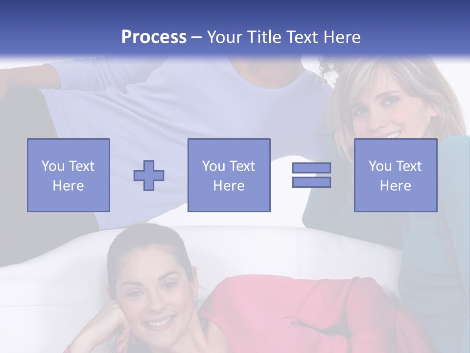 Multiracial Roommates Mixed PowerPoint Template