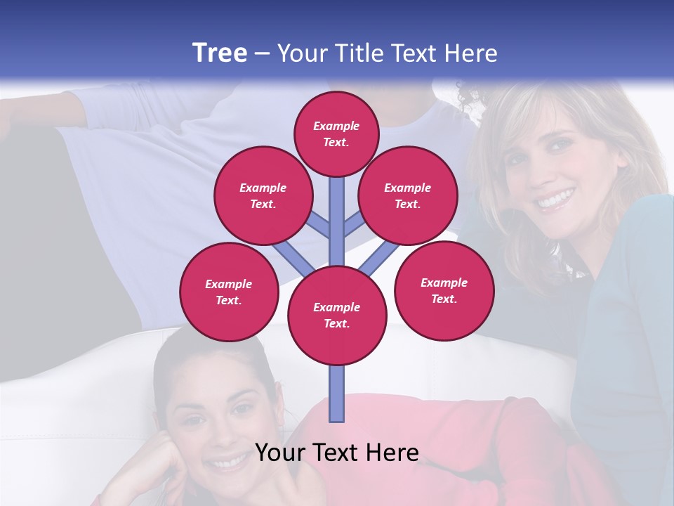 Multiracial Roommates Mixed PowerPoint Template