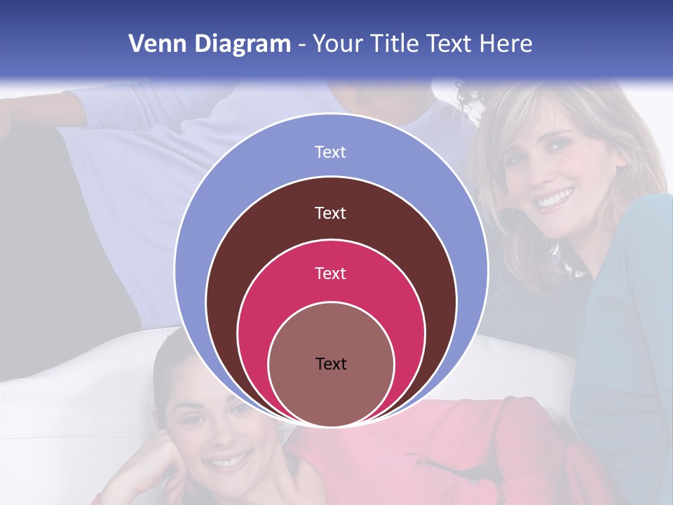 Multiracial Roommates Mixed PowerPoint Template