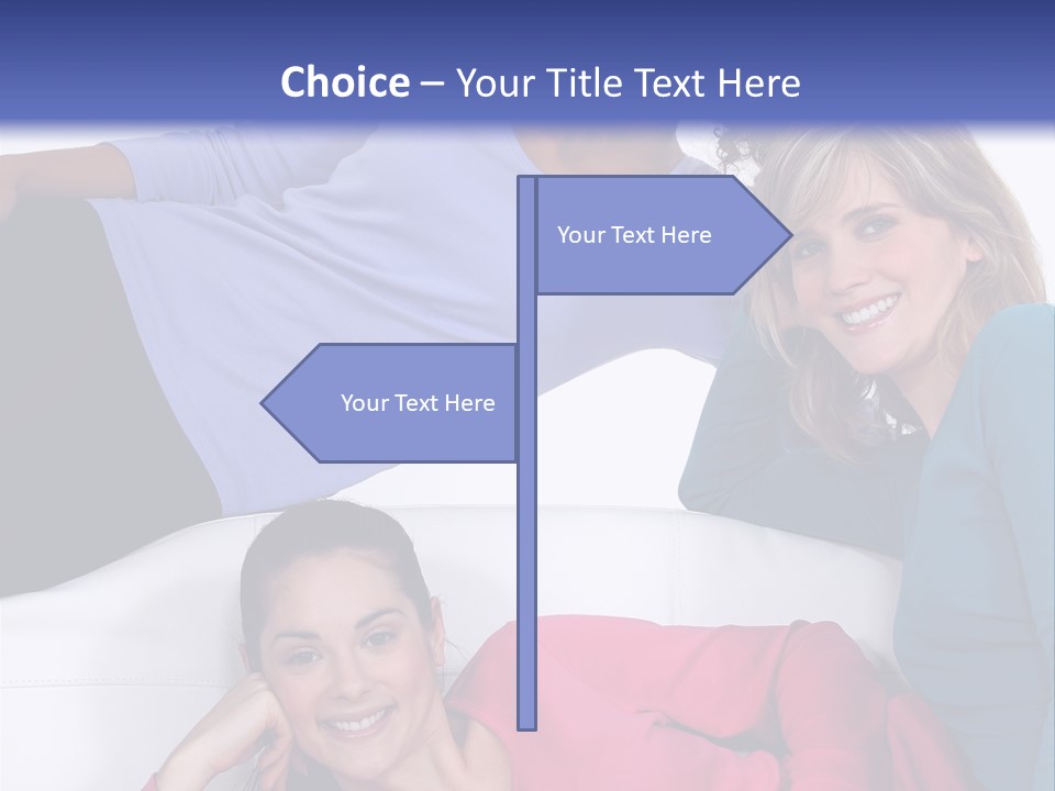 Multiracial Roommates Mixed PowerPoint Template