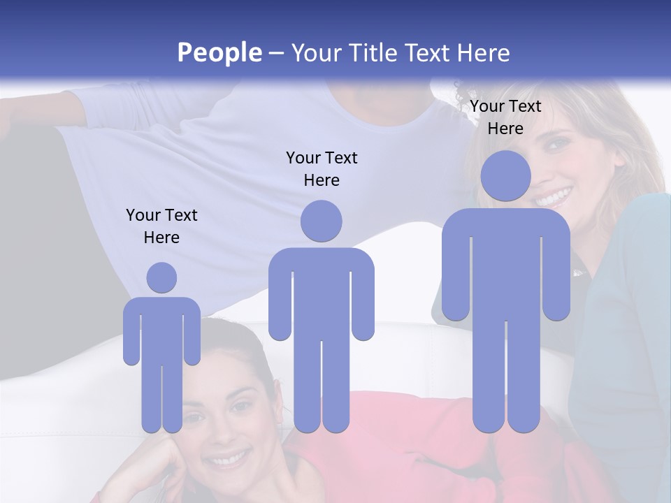 Multiracial Roommates Mixed PowerPoint Template