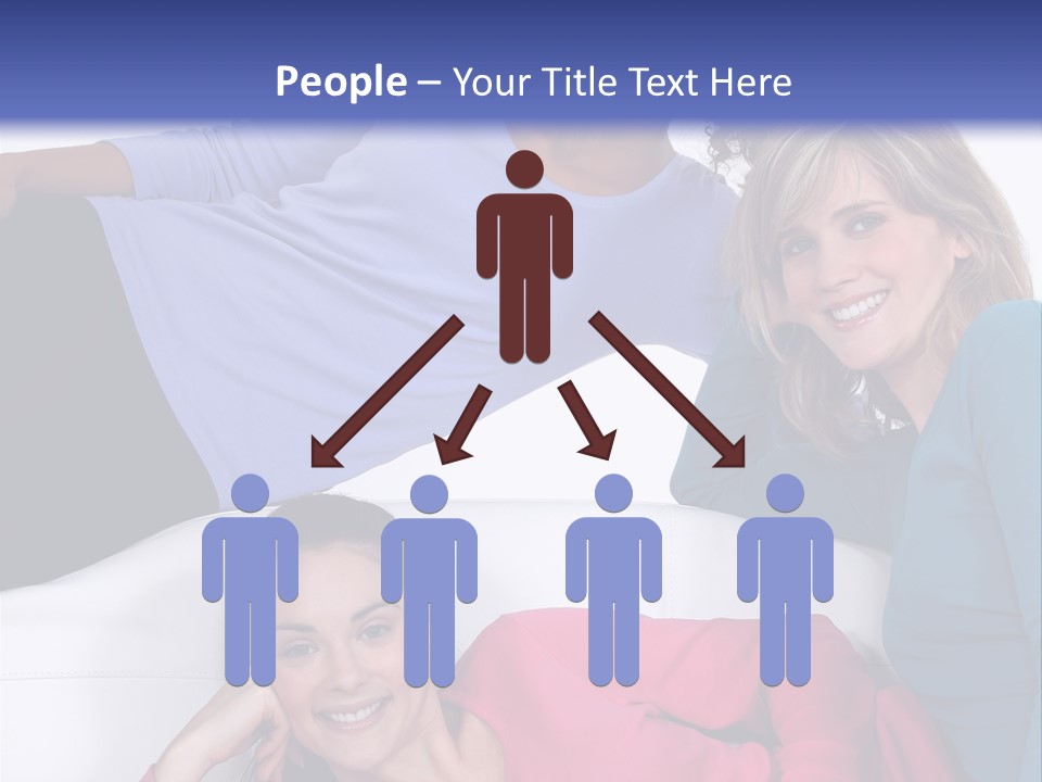 Multiracial Roommates Mixed PowerPoint Template