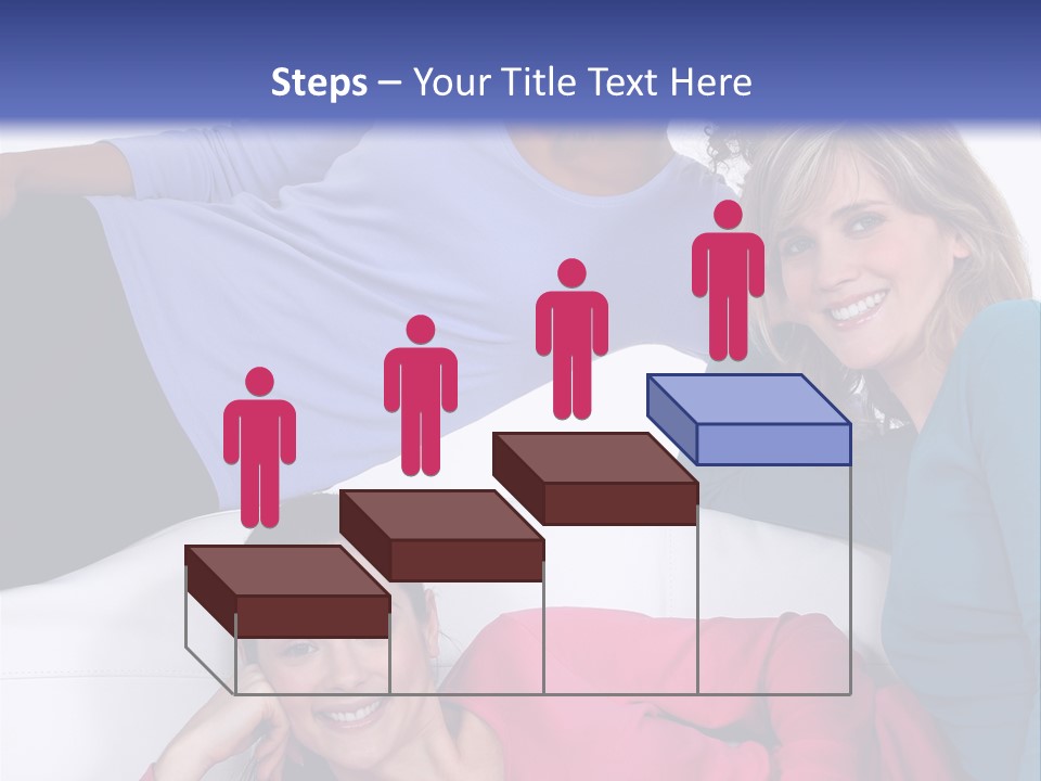 Multiracial Roommates Mixed PowerPoint Template
