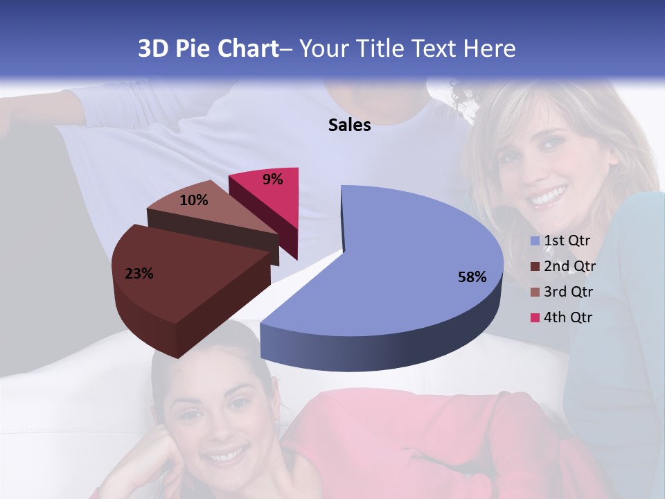 Multiracial Roommates Mixed PowerPoint Template