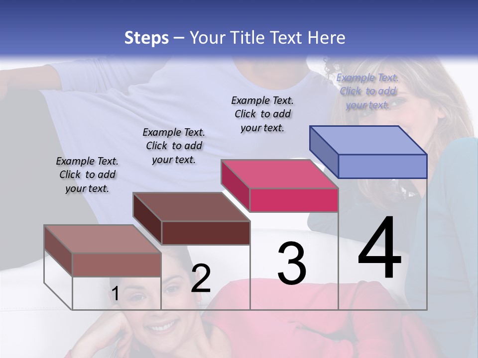 Multiracial Roommates Mixed PowerPoint Template