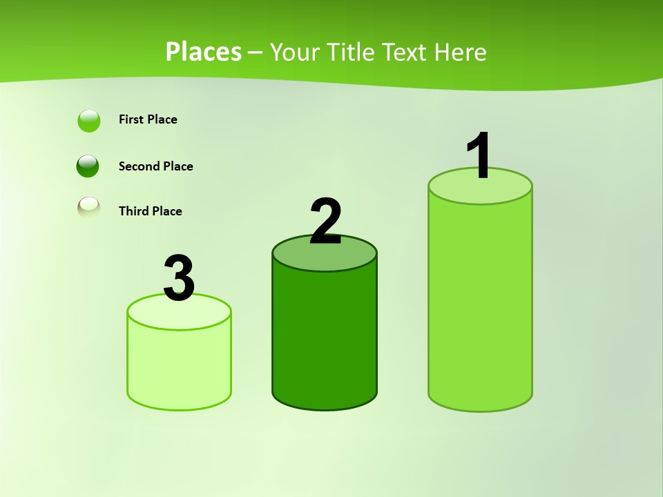 Fractal Newsletter Greenery PowerPoint Template