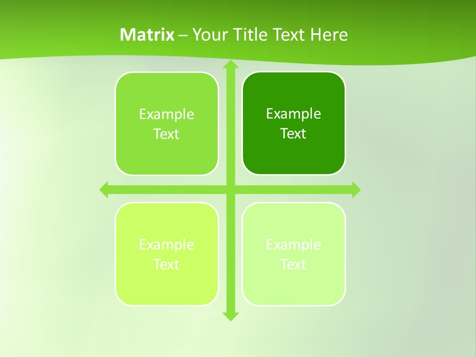 Fractal Newsletter Greenery PowerPoint Template