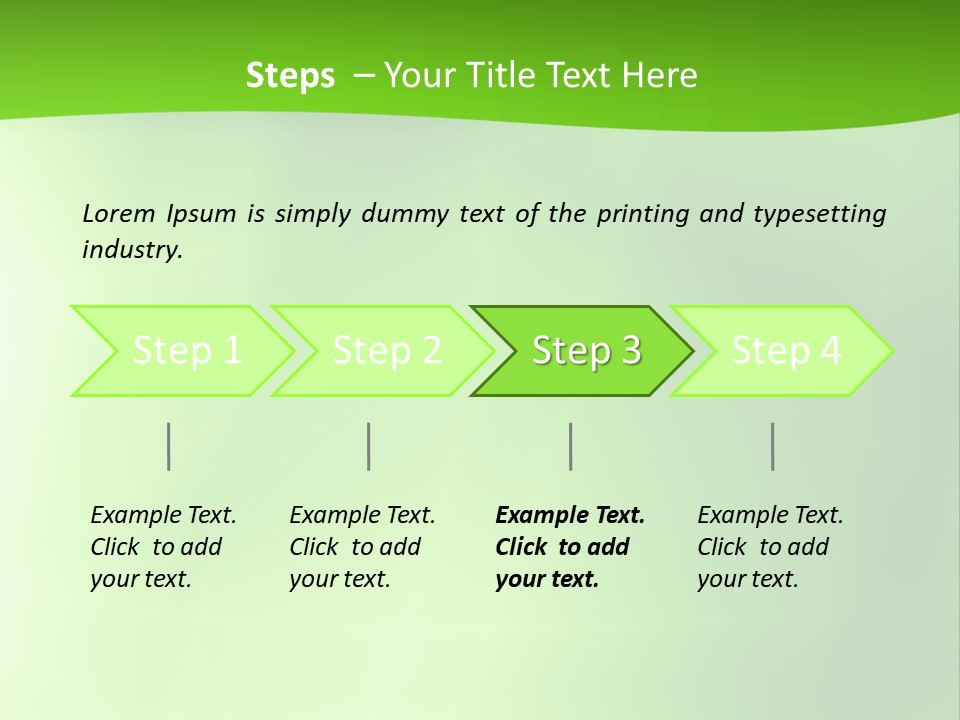 Fractal Newsletter Greenery PowerPoint Template