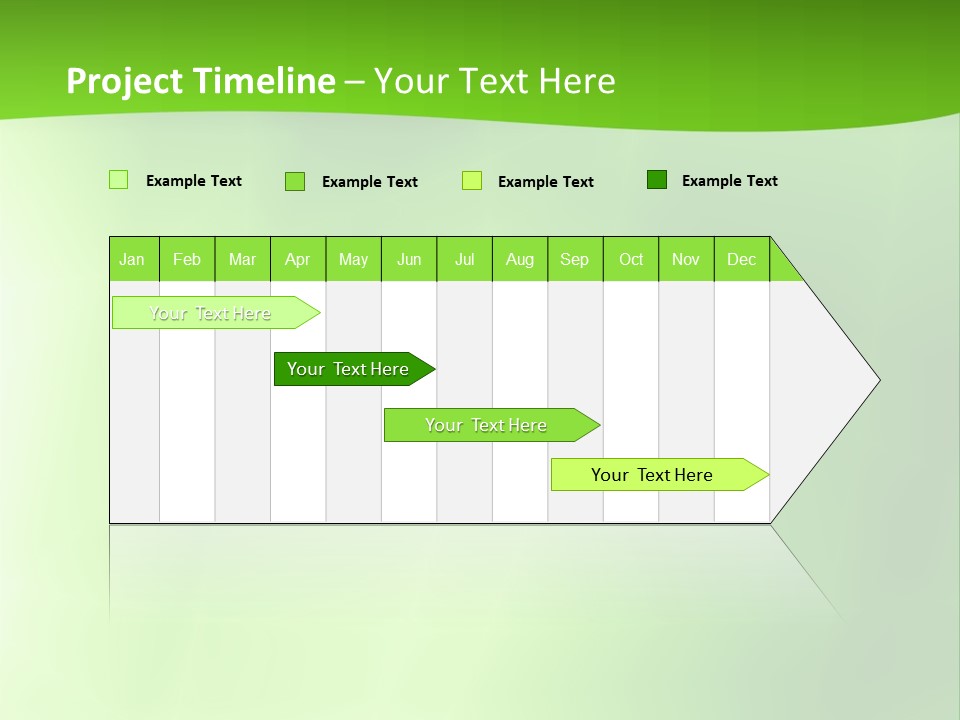 Fractal Newsletter Greenery PowerPoint Template
