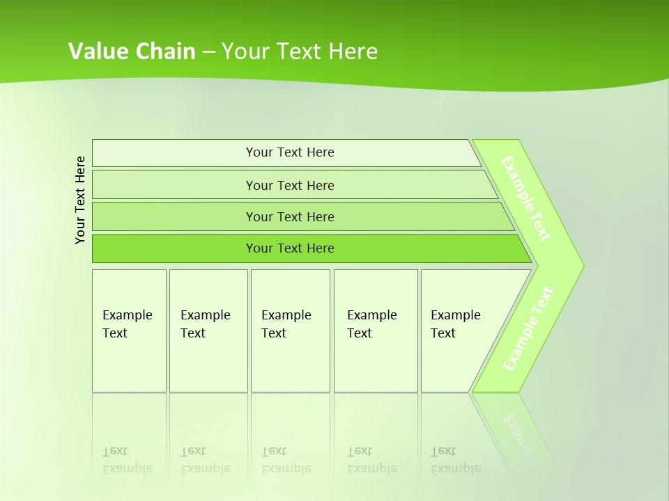 Fractal Newsletter Greenery PowerPoint Template