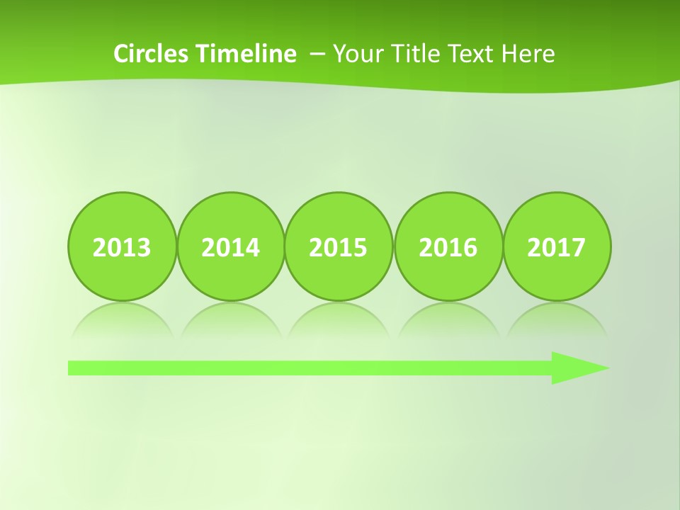 Fractal Newsletter Greenery PowerPoint Template