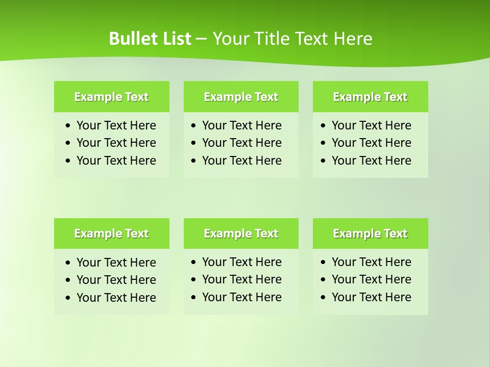 Fractal Newsletter Greenery PowerPoint Template