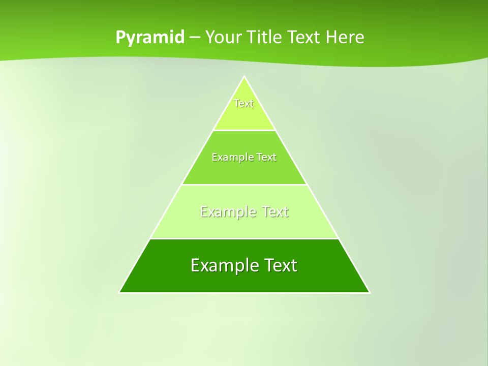 Fractal Newsletter Greenery PowerPoint Template
