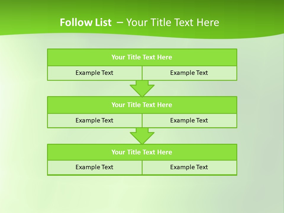 Fractal Newsletter Greenery PowerPoint Template
