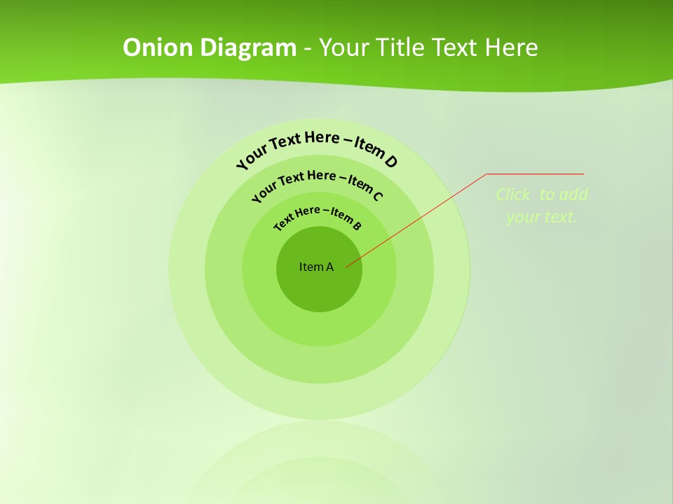 Fractal Newsletter Greenery PowerPoint Template