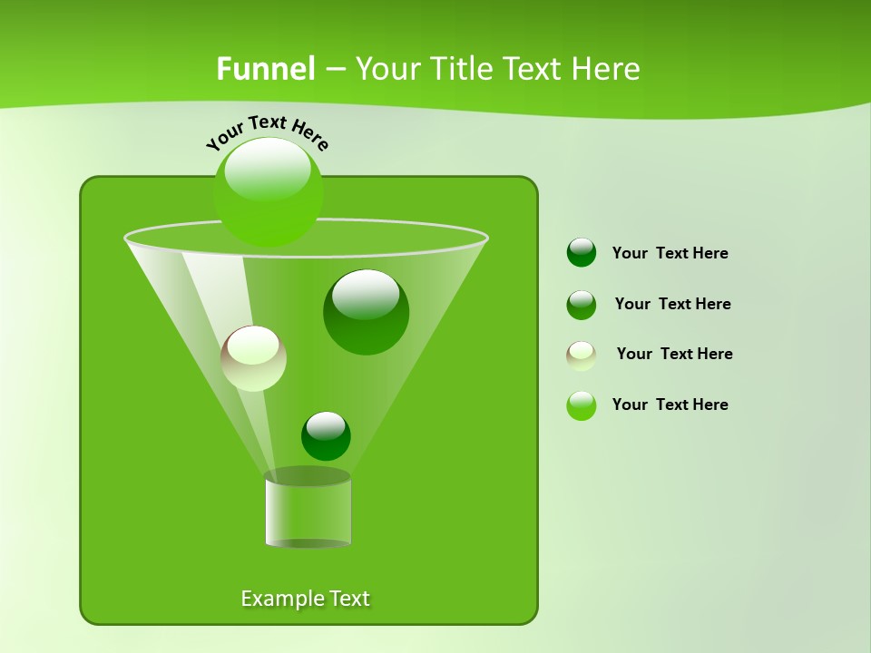 Fractal Newsletter Greenery PowerPoint Template