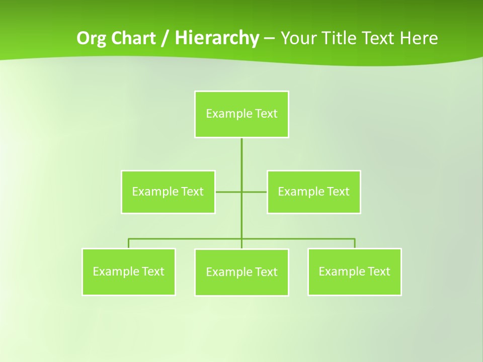 Fractal Newsletter Greenery PowerPoint Template