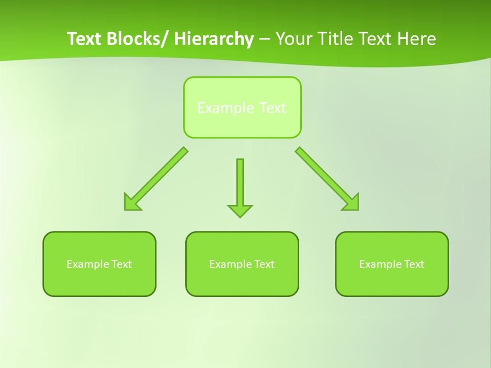 Fractal Newsletter Greenery PowerPoint Template