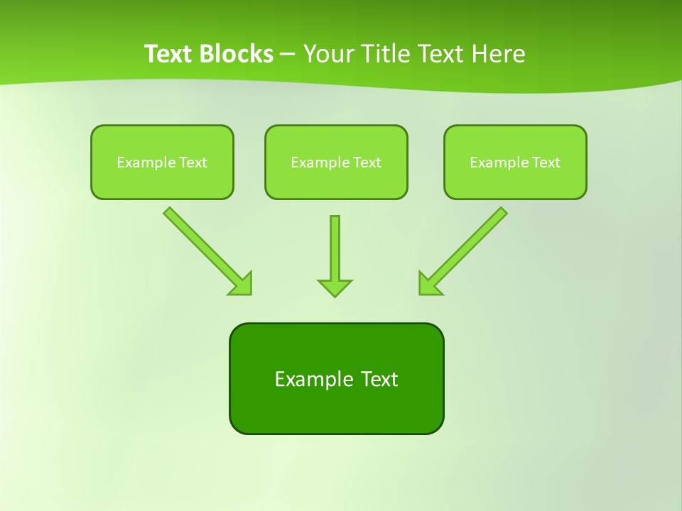 Fractal Newsletter Greenery PowerPoint Template