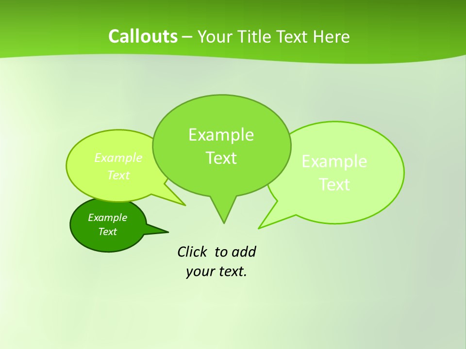 Fractal Newsletter Greenery PowerPoint Template