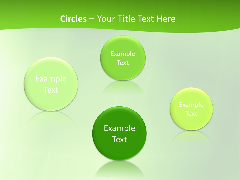 Fractal Newsletter Greenery PowerPoint Template