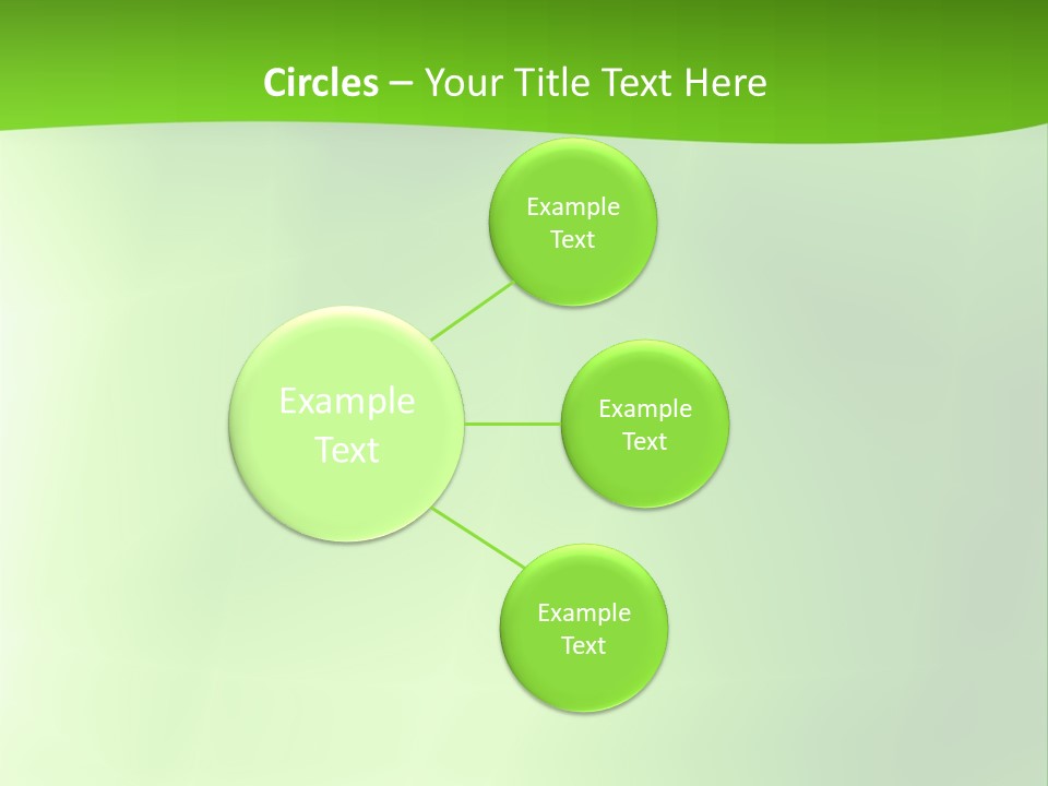 Fractal Newsletter Greenery PowerPoint Template