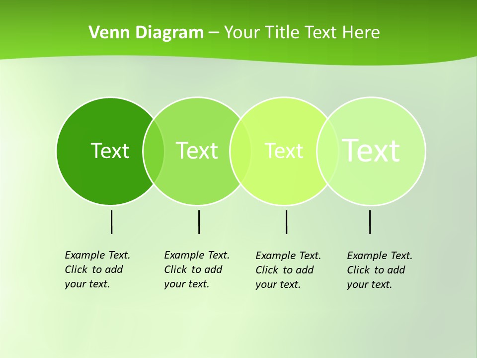 Fractal Newsletter Greenery PowerPoint Template