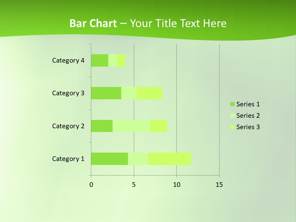 Fractal Newsletter Greenery PowerPoint Template