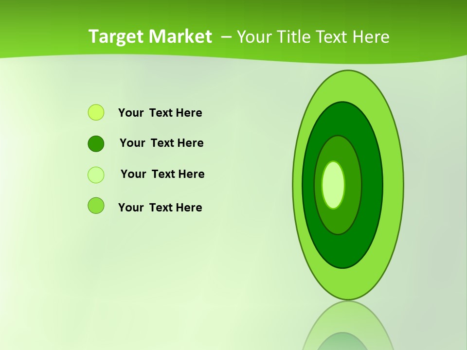 Fractal Newsletter Greenery PowerPoint Template