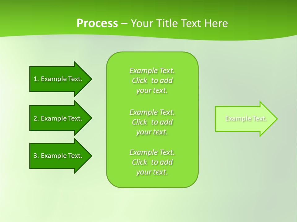 Fractal Newsletter Greenery PowerPoint Template