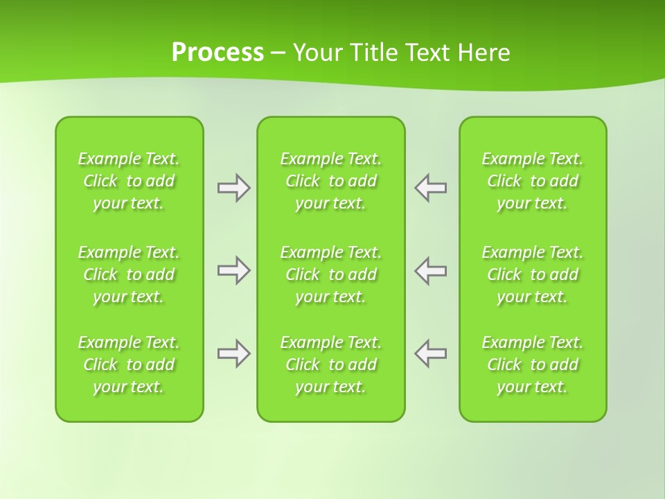 Fractal Newsletter Greenery PowerPoint Template