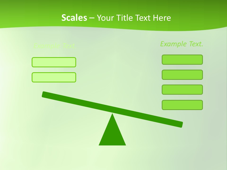 Fractal Newsletter Greenery PowerPoint Template
