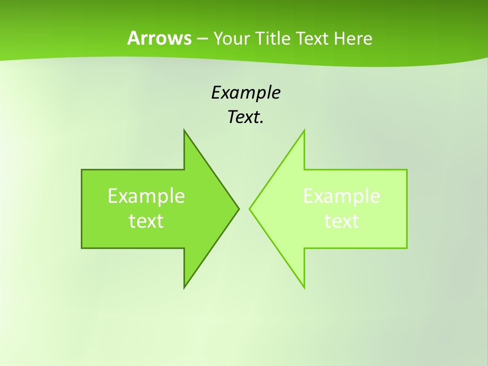 Fractal Newsletter Greenery PowerPoint Template
