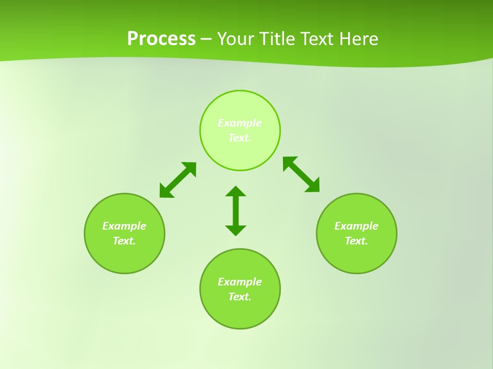 Fractal Newsletter Greenery PowerPoint Template