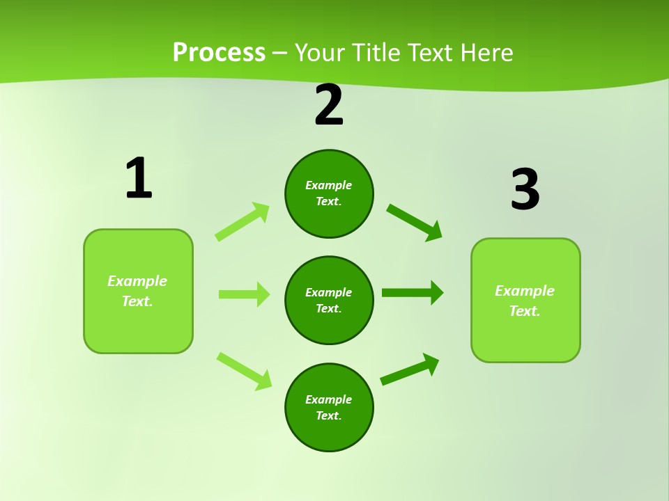 Fractal Newsletter Greenery PowerPoint Template
