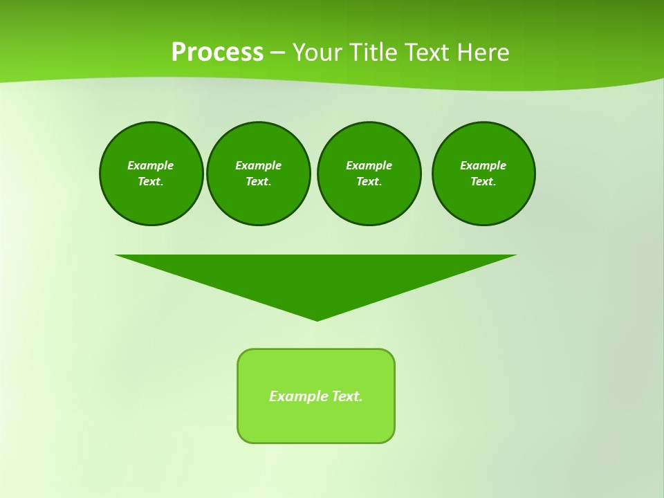 Fractal Newsletter Greenery PowerPoint Template