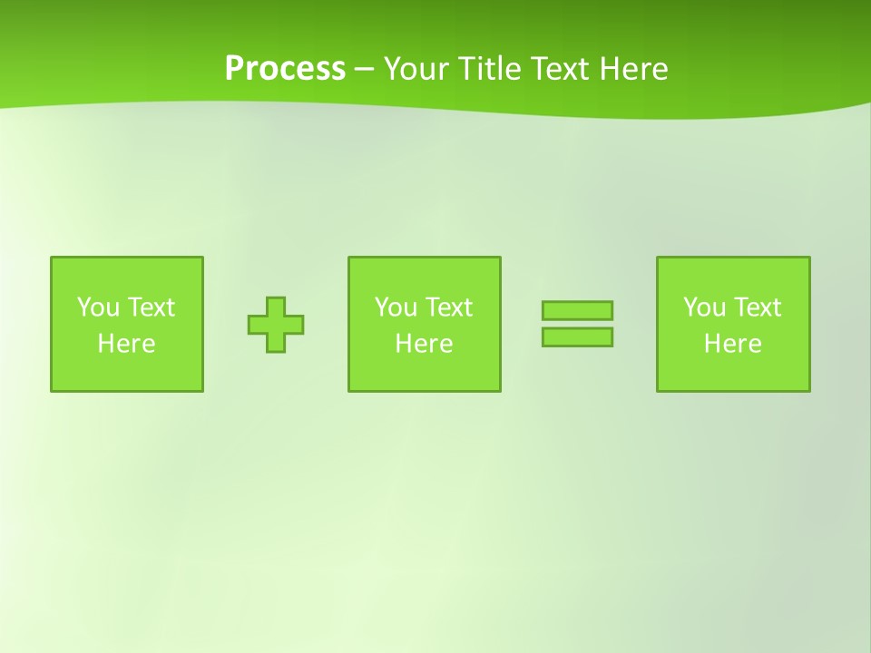 Fractal Newsletter Greenery PowerPoint Template