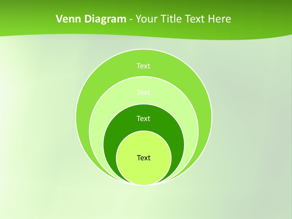 Fractal Newsletter Greenery PowerPoint Template